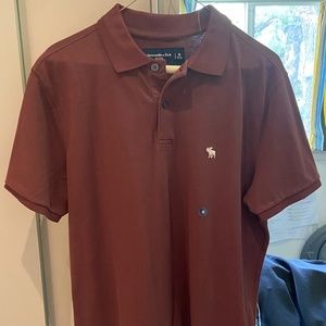 Abercrombie & Fitch NEW maroon polo